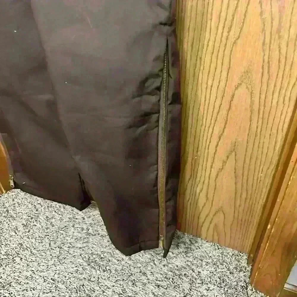 Sears Work'N Leisure Mens Size 44 Regular Brown Coveralls Overalls Hood Vintage
